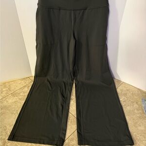 lululemon athletica Black Wide-Leg Pants
